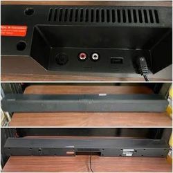Insignia 2.0 Channel Bluetooth Soundbar with Digital Amplifier. Free to ask, I reply