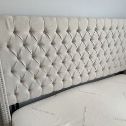 King bed frame headboard