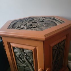 Set Of Hand Carved End Tables