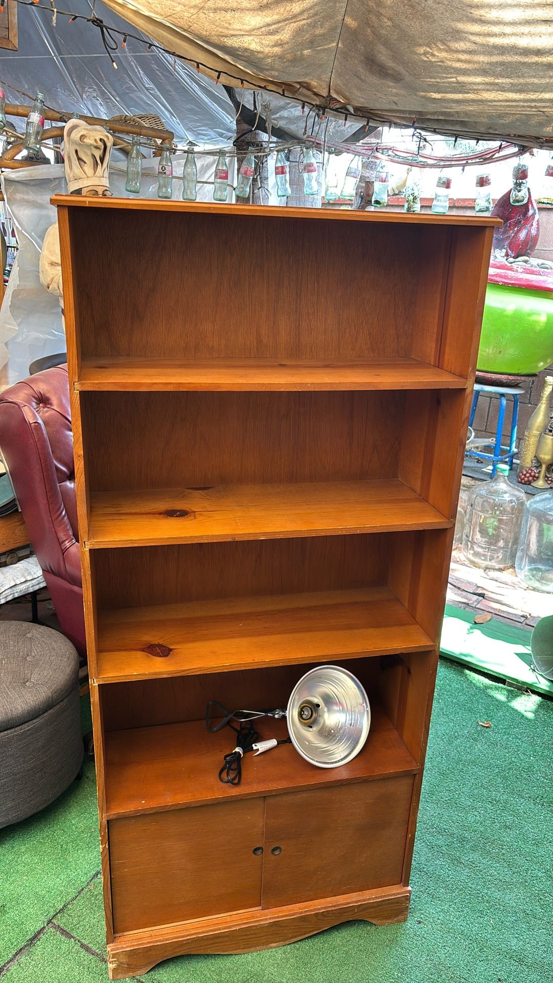 4 Shelf Cabinet With A Hidden Door