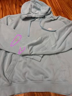 Baby blue Nike hoodie size large