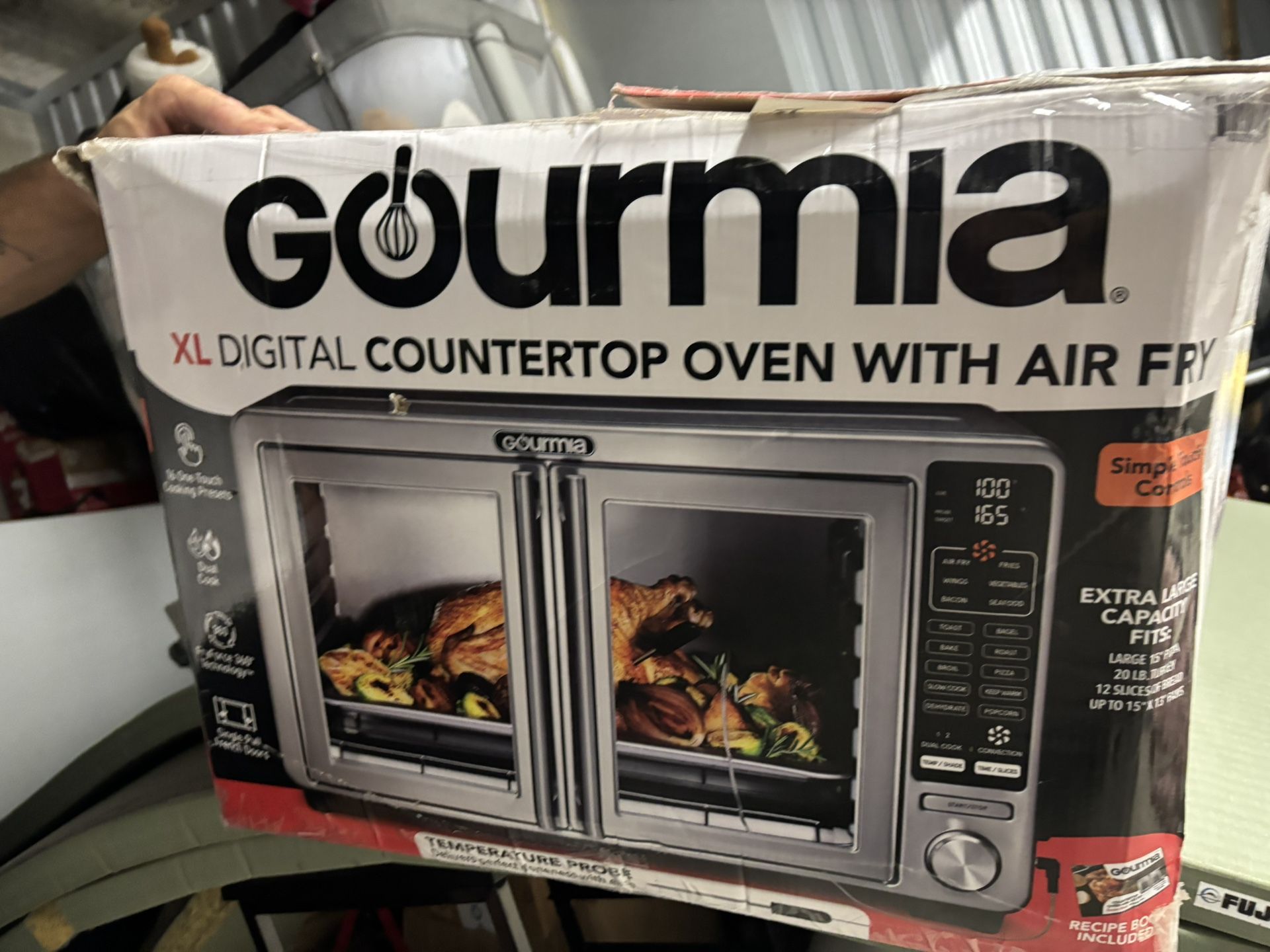 Gourmia XL Digital Air Fryer Toaster Oven