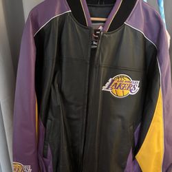 58 Sports Leather Lakers Jacket
