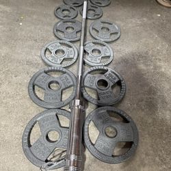 Weights Olympic  5 Ft Bar Set