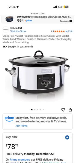 Crockpot- Programmable