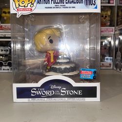 Arthur Pulling Excalibur Funko Pop!