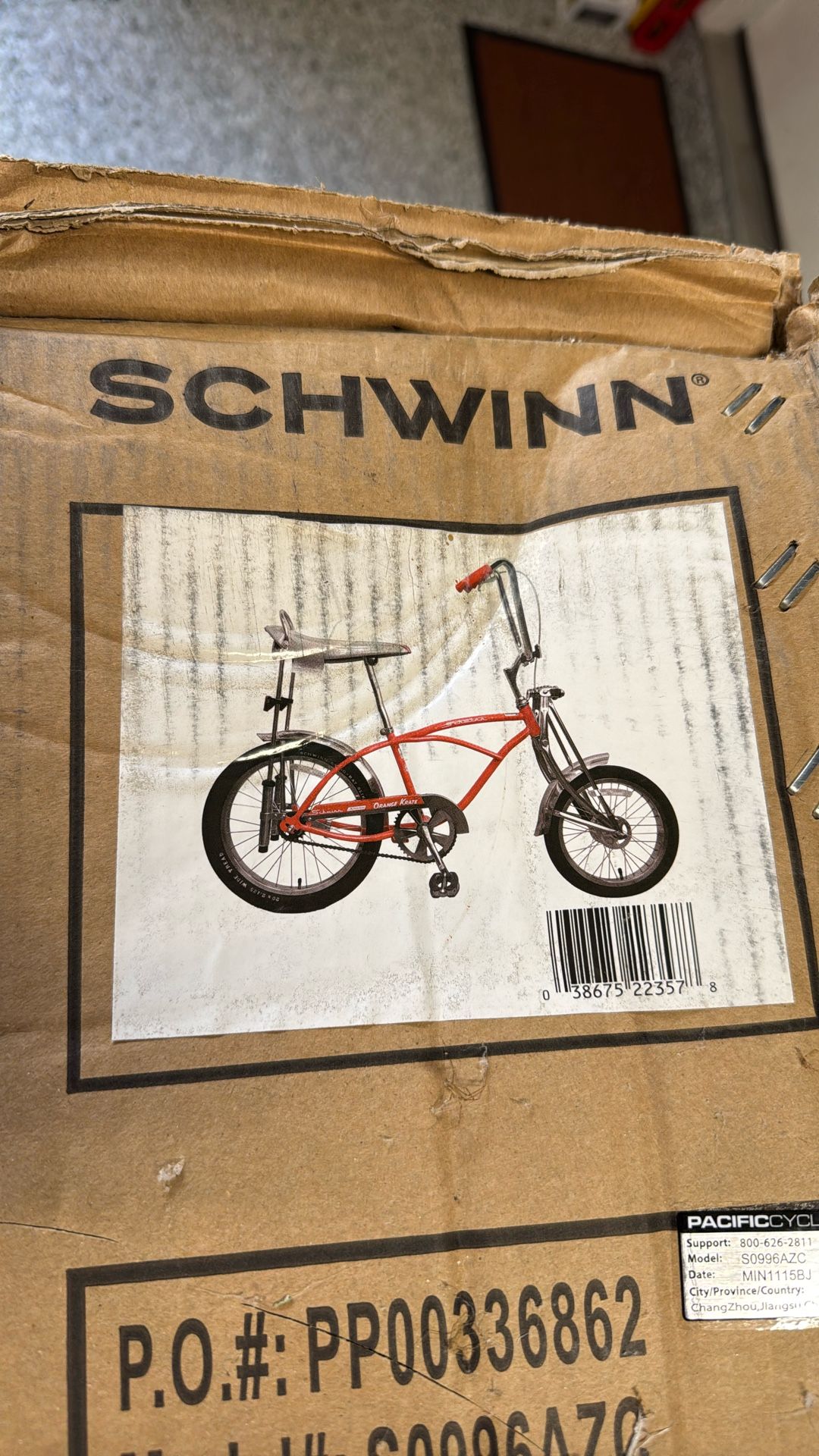 Schwinn model # S0996AZC