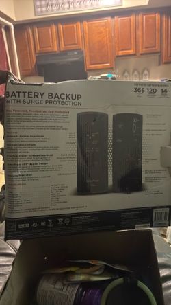 Cyber power battery backup