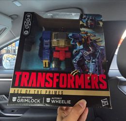 Transformers Grimlock and Wheelie Hasbro, NEW!