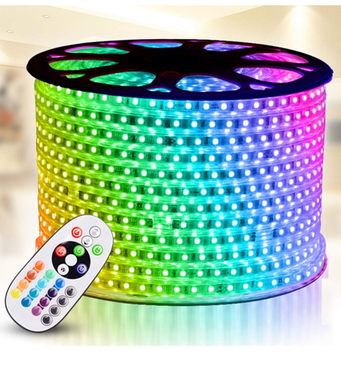 IEKOV RGB LED Strip Light, AC 110-120V 