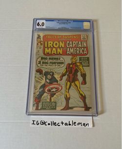 TALES of SUSPENSE #59 CGC 6.0 1964 1st Solo CAPTAIN AMERICA STORY & IRON MAN!
