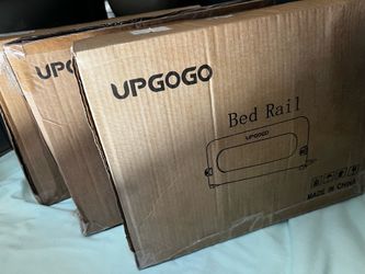 3 Brand New UPGOGO Baby Bed Rails – Unopened in Box  Price: $100 for all 3 OBO