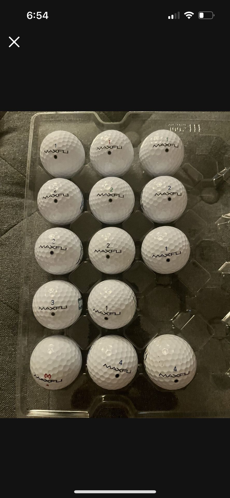14 MaxFli Golf Balls