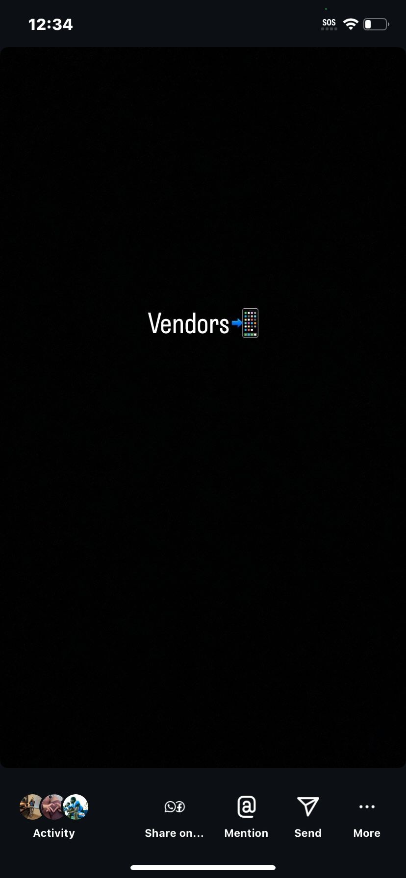 Vendors