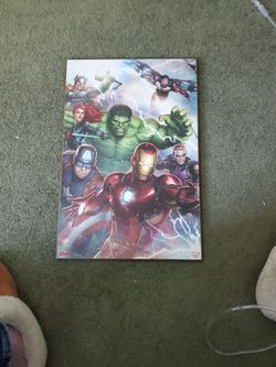 Wooden Avengers Picture