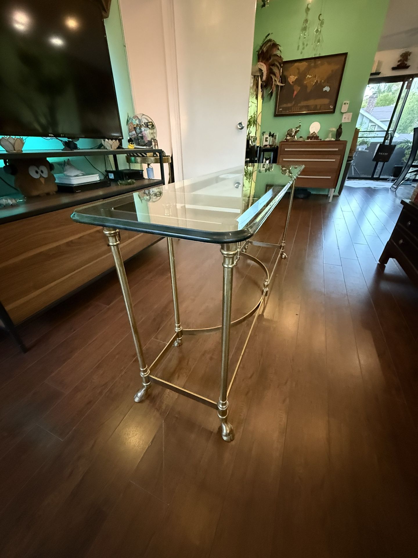LaBarge Brass Console Table -Vintage! 