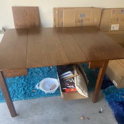 Solid Wood Dining Room Table 