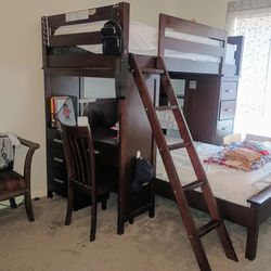 Bunk Bed For Sale, Double Twin Size Mattress