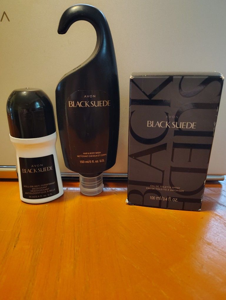 Avon Black Suede Trio