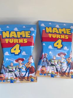 Customizable Party Favor Chip Bags