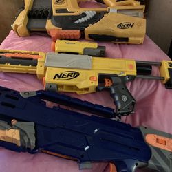  Nerf guns