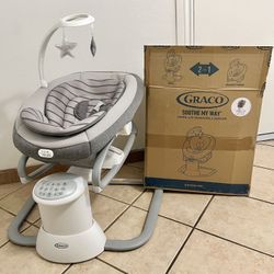 GRACO- Soothe My Way Swing w/Removable Rocker