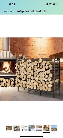 Soporte Para Almacenamiento De Leña Para Chimenea