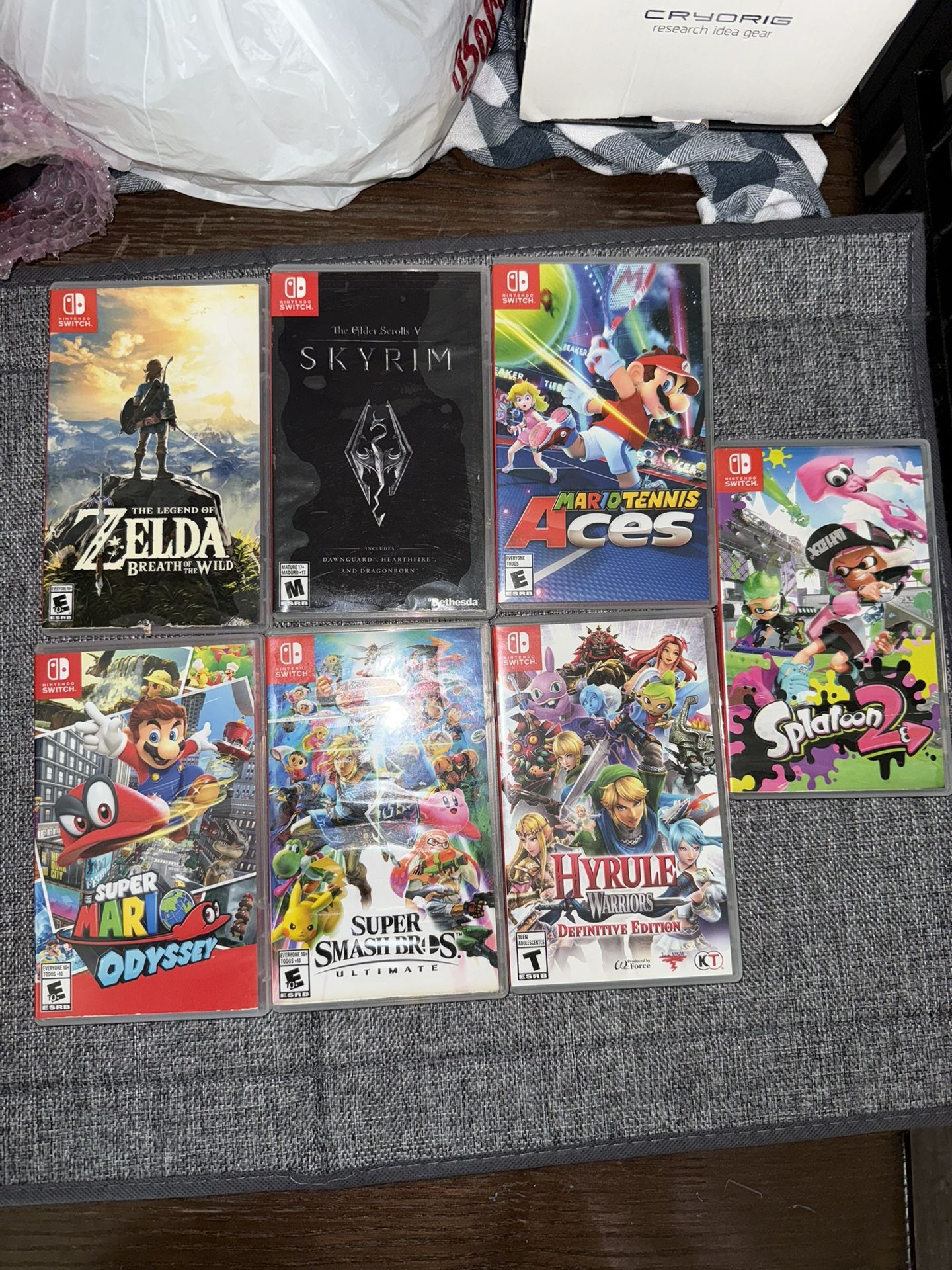 Nintendo Switch game cases