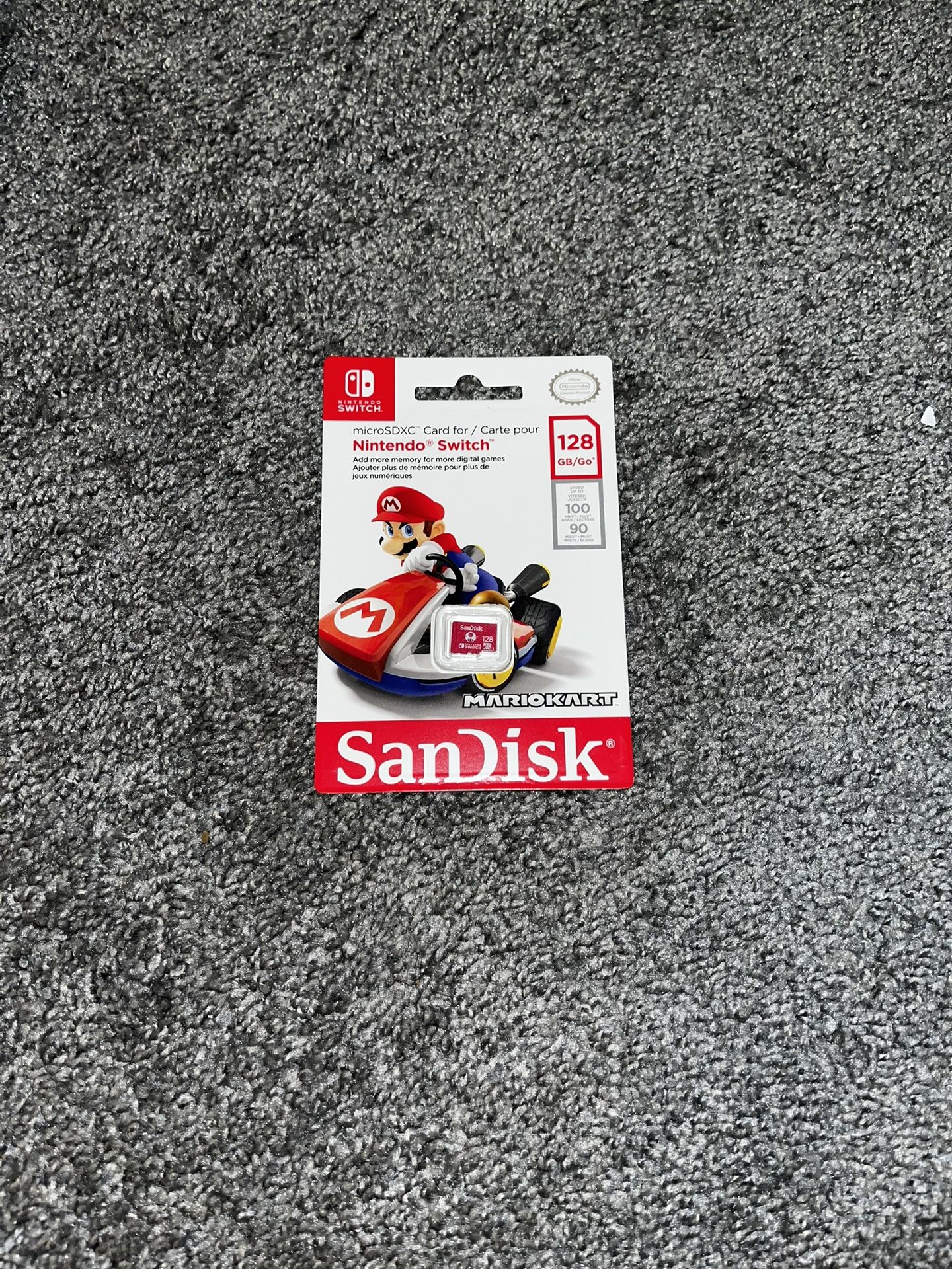 SanDisk 128GB microSDXC Card, Licensed for Nintendo Switch