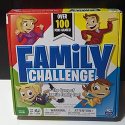 Family Challenge Board Game - Over 100 Mini Games - Spin Master Game Night

