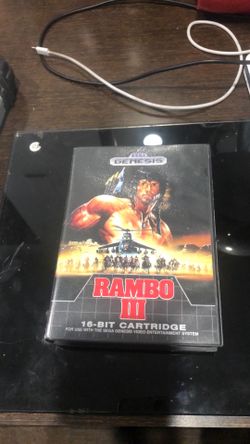 Sega Génesis Rambo 3 Game brand new and unused