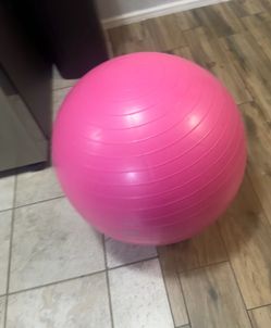 Pink yoga ball 23-26 in.