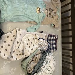 Baby swaddle blankets, velcro swaddle blankets, and gowns