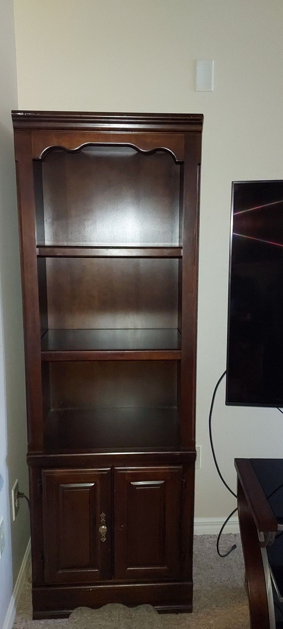 Book Shelfs With Cabinet Storage 