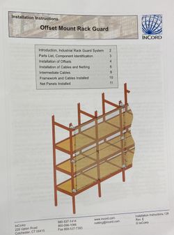 Pallet Rack Safety Netting  21’ X 33’.