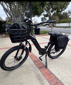 Black Electric Bike
