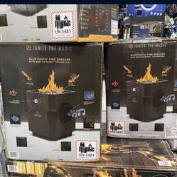 Ukiah Bluetooth Fire Speaker New In Box 
