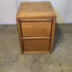 Legal Sized Oak Filing Cabinet