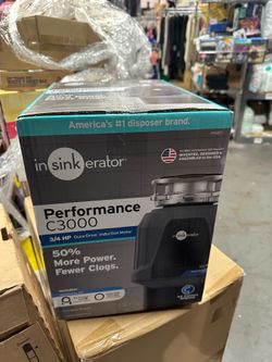 [210].  InSinkErator C3000 Performance 0.75HP Garbage Disposer