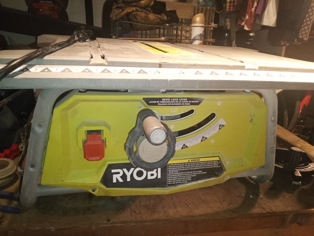 10" Ryobi Portable Table Saw