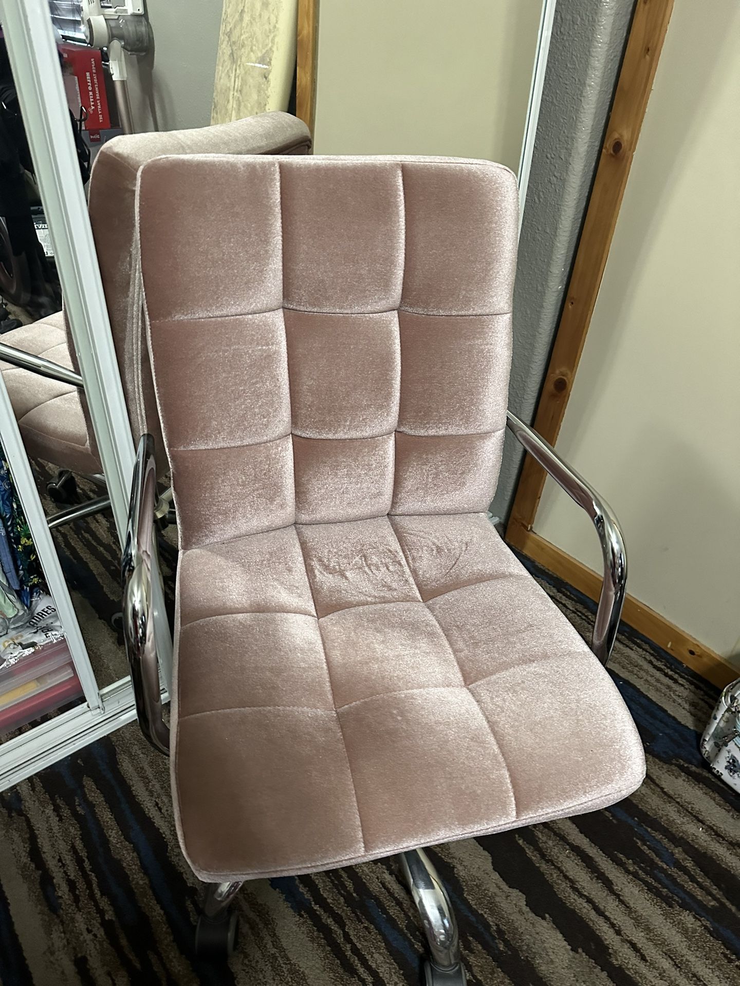 Pink Vanity Chair