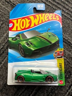 Hot Wheels Green Pagani Huayra Roadster – Brand New | Exoticars