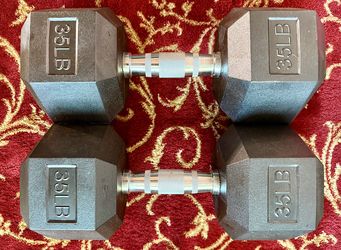 CAP Dumbbells Pair 35LB Each NEW