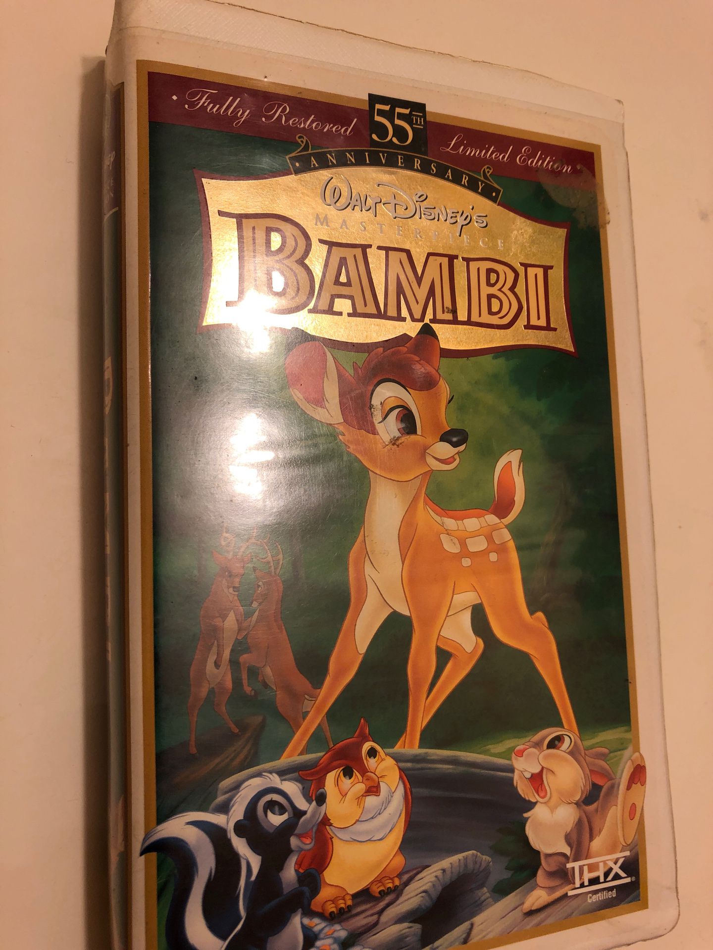 Disney Bambi masterpiece vhs