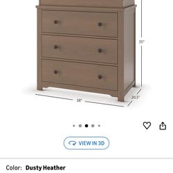 Dresser Without Changing Top. 