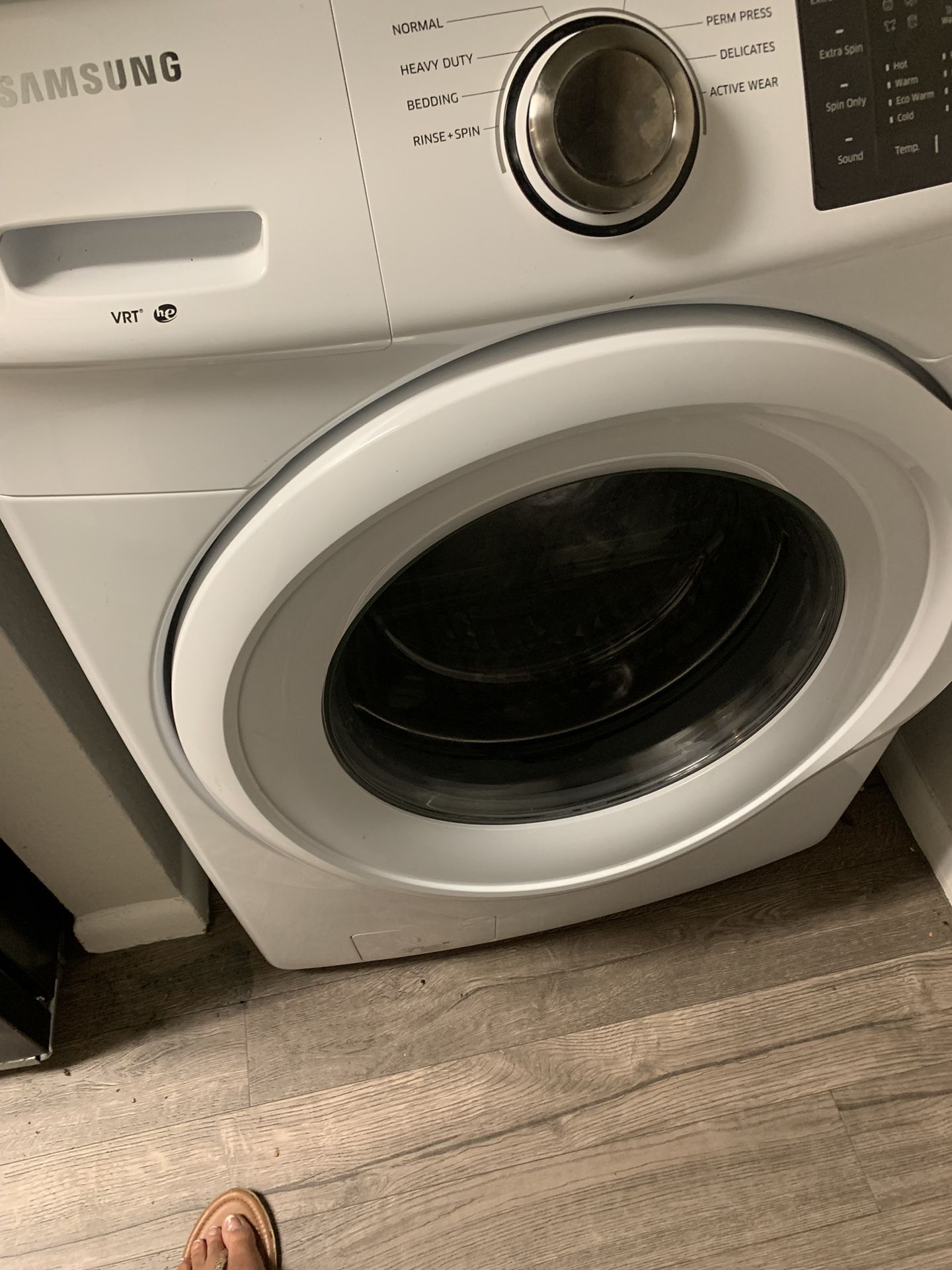 Front loading washer/dryer