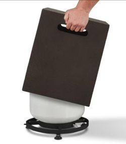 Real Flame Baltic Propane Tank Holder in Kodiak Brown