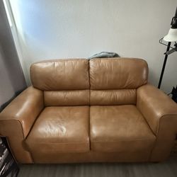 Leather Love Seat For Sale 