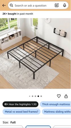 Metal bed frame - Full