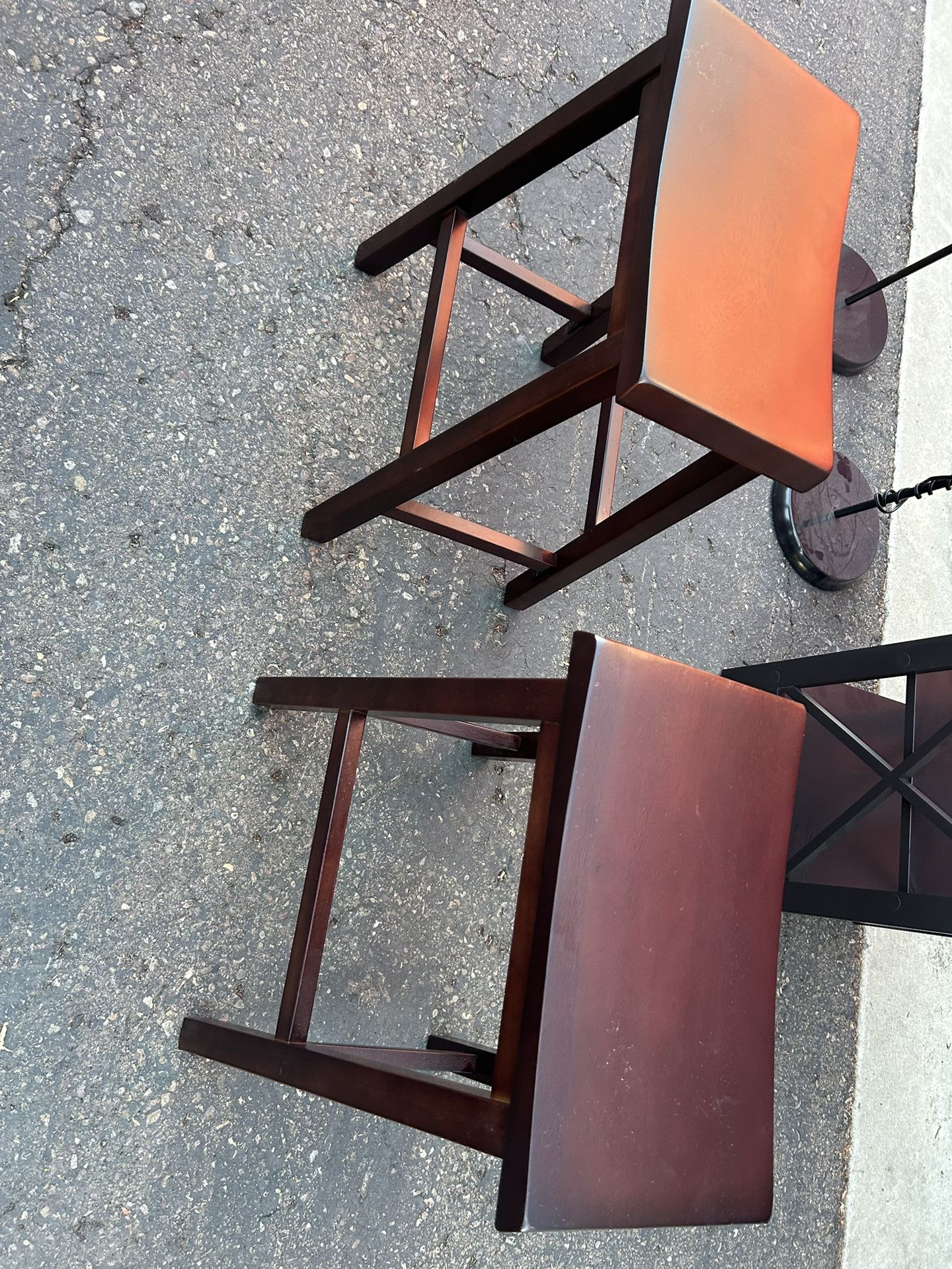 Saddle Counter Height Stools $30 $